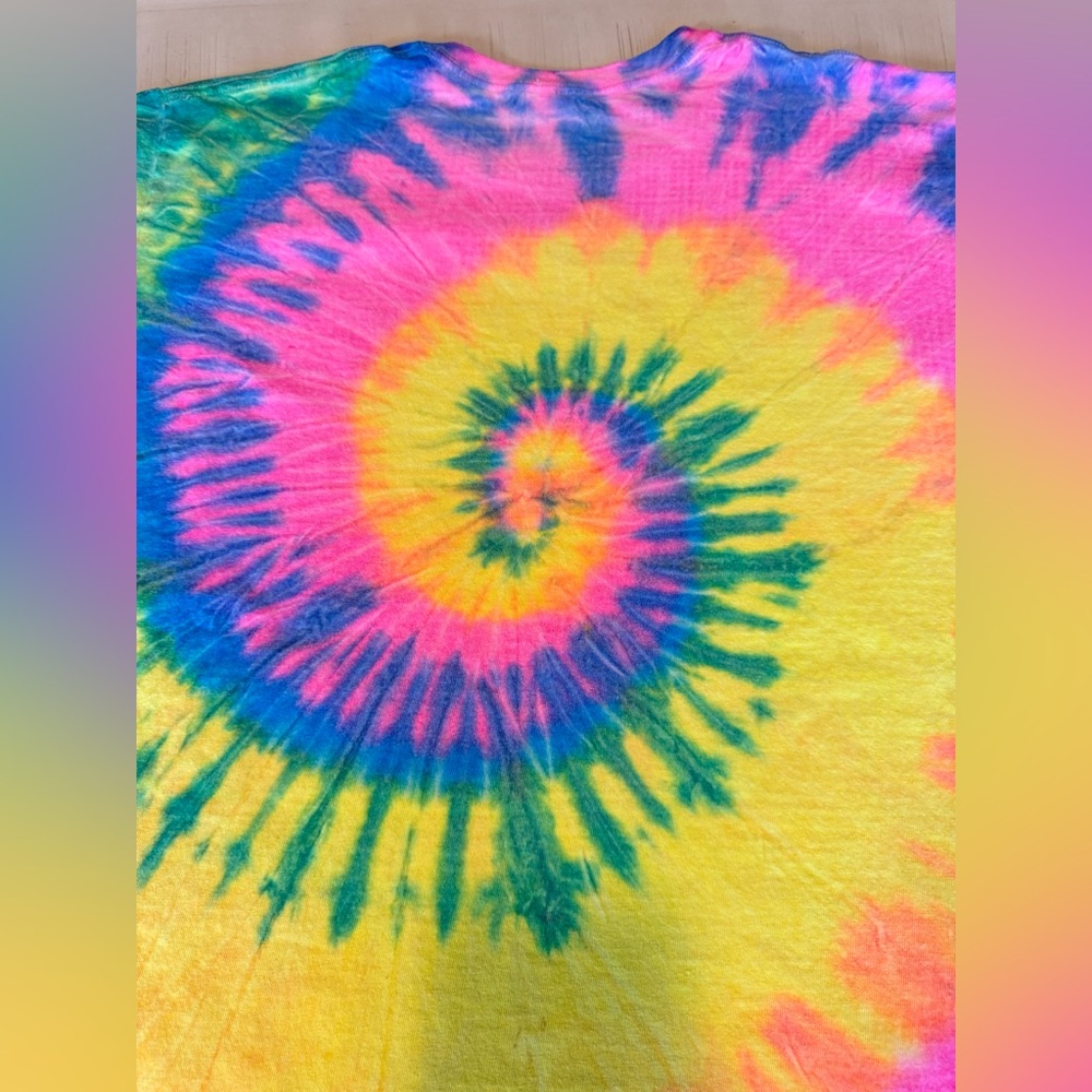 Lake George New York Classic Established Tie-Dyed Spiral T-Shirt - Unisex Size M - Picture 7 of 7